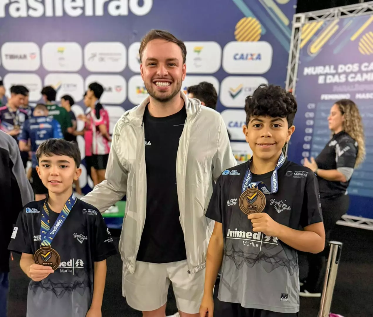 Marilienses conquistam medalhas no Campeonato Brasileiro de Inverno de Tênis de Mesa
